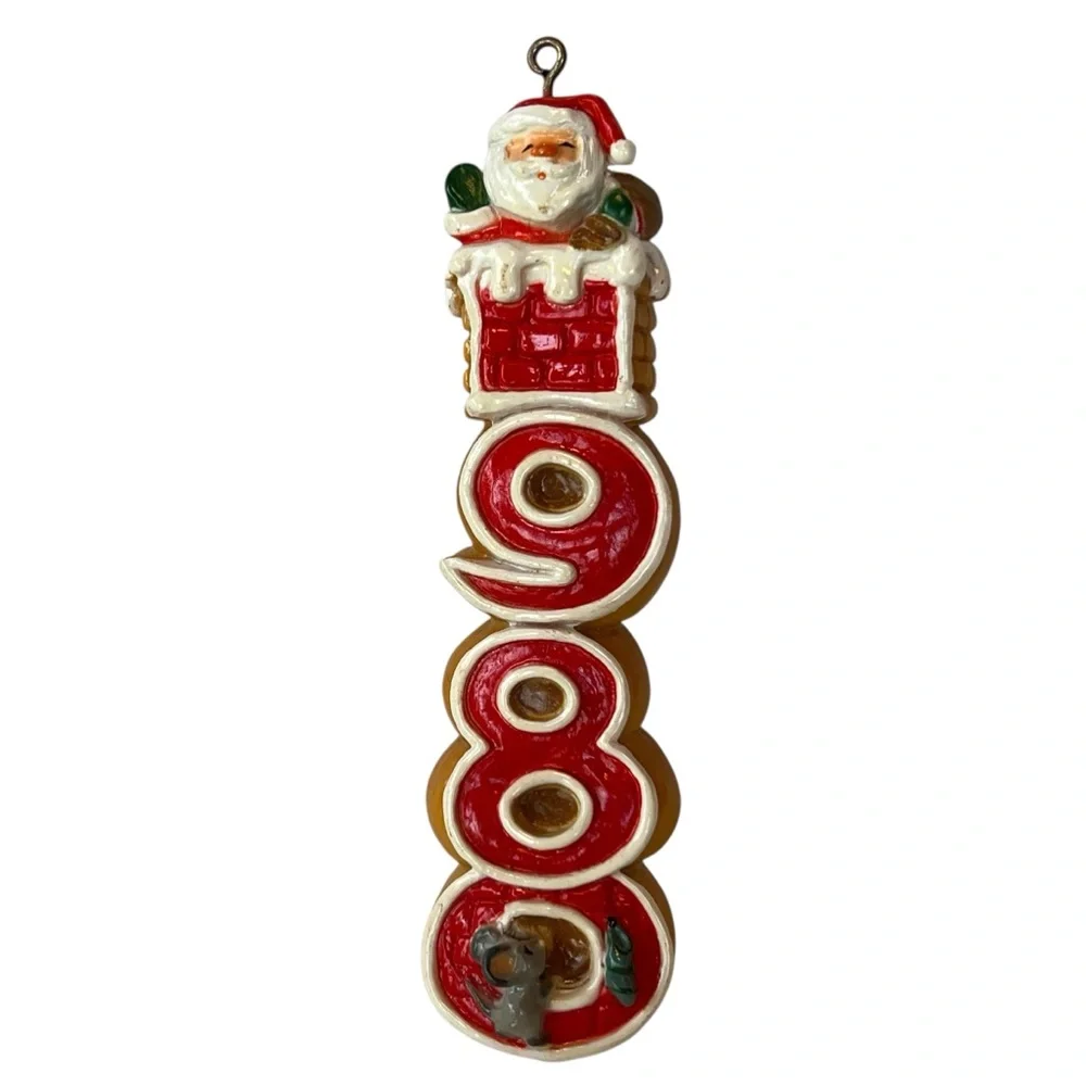 Hallmark 1980‎ Ornament Santa Tree Trimmer Collection